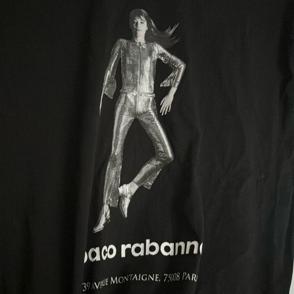 PACO RABANNE graphic cropped tee - Picture 3 of 10